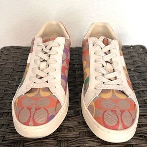 Coach Rainbow Sneaker Womens 7